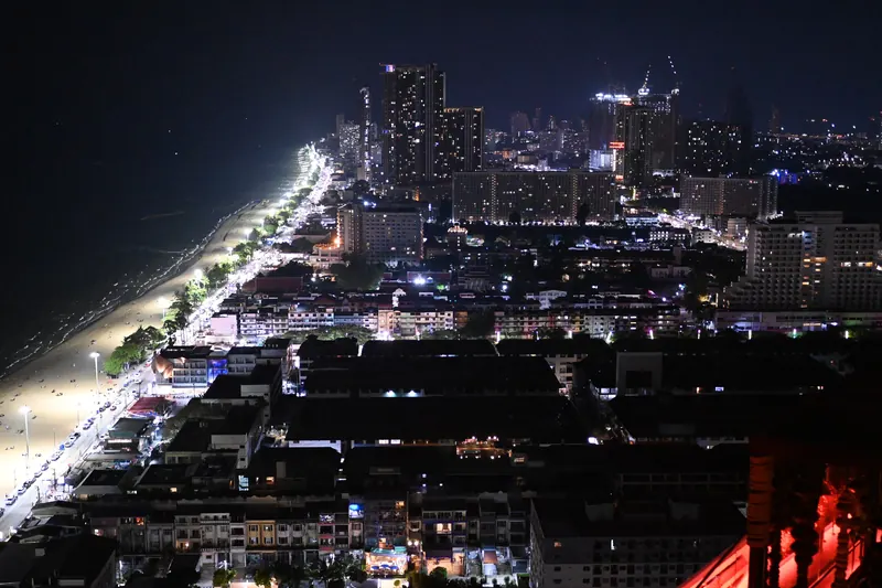 Pattaya skyline at night